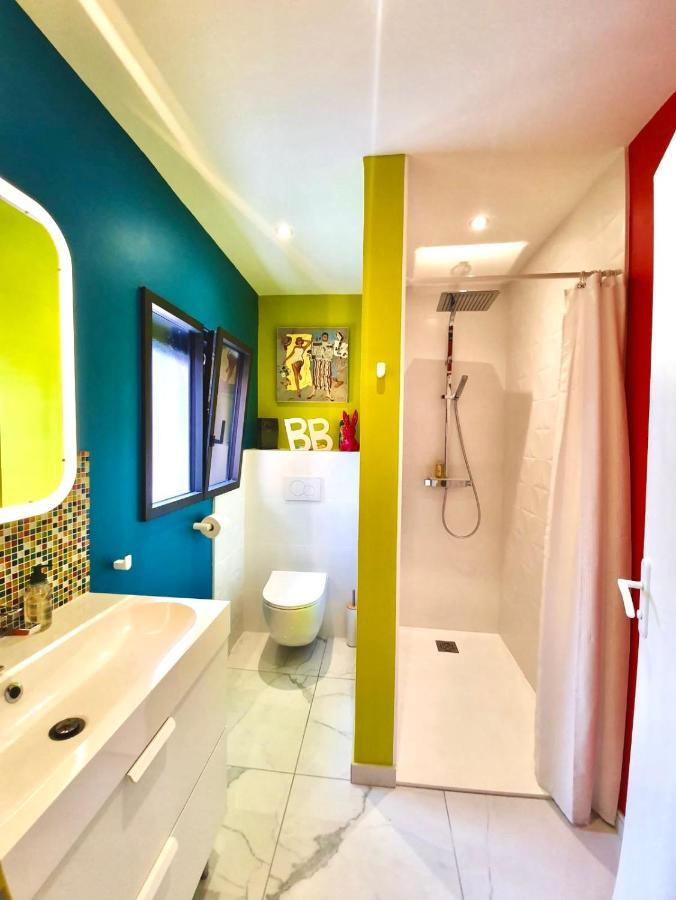La Maison Pop Appartement Meuble Independant Avec Jardin Romans-sur-Isere Luaran gambar