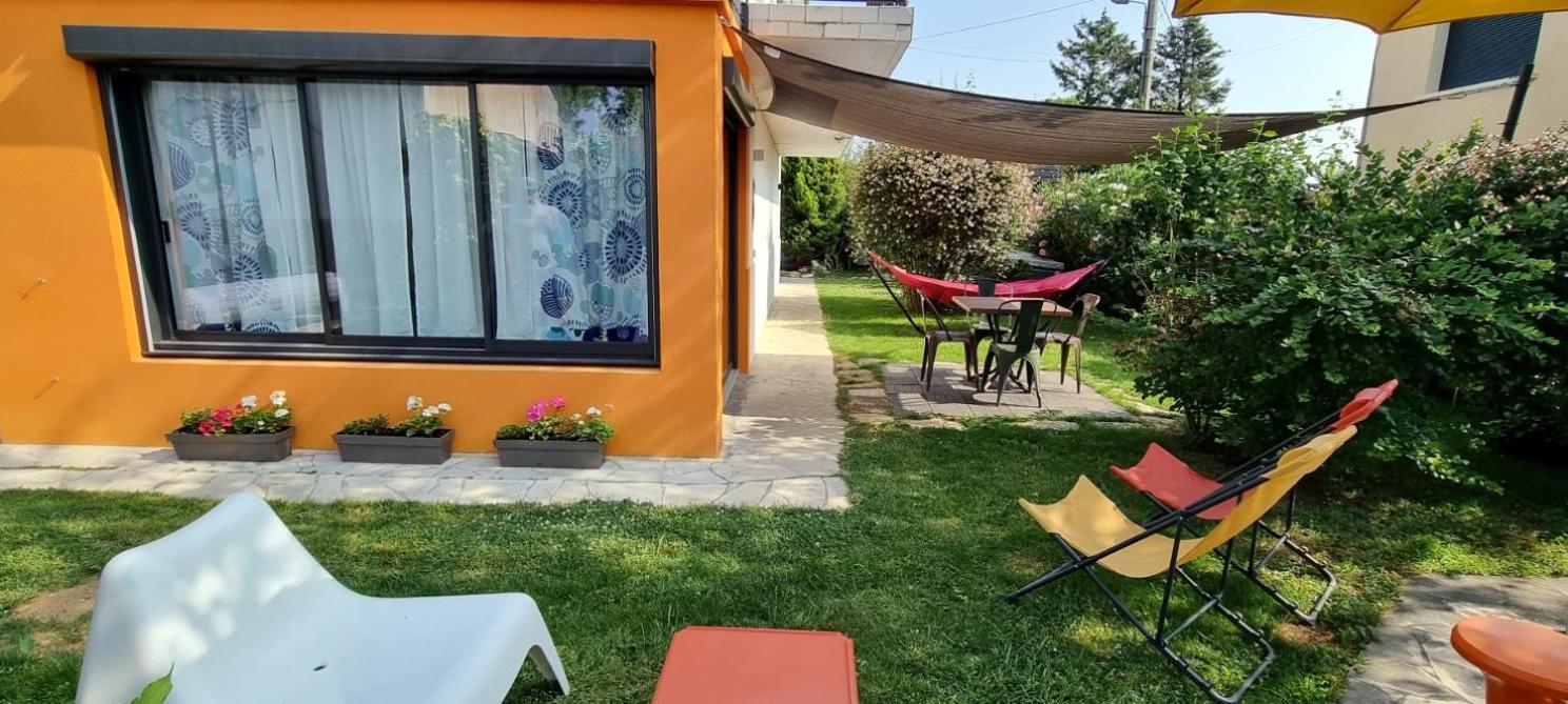La Maison Pop Appartement Meuble Independant Avec Jardin Romans-sur-Isere Luaran gambar